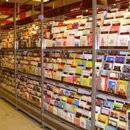 Rack of gift cards at Target